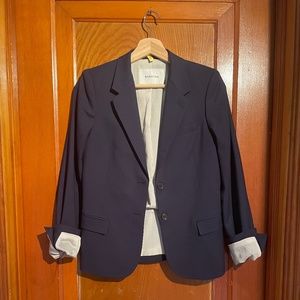 Aritzia Navy Wool Blazer Size S